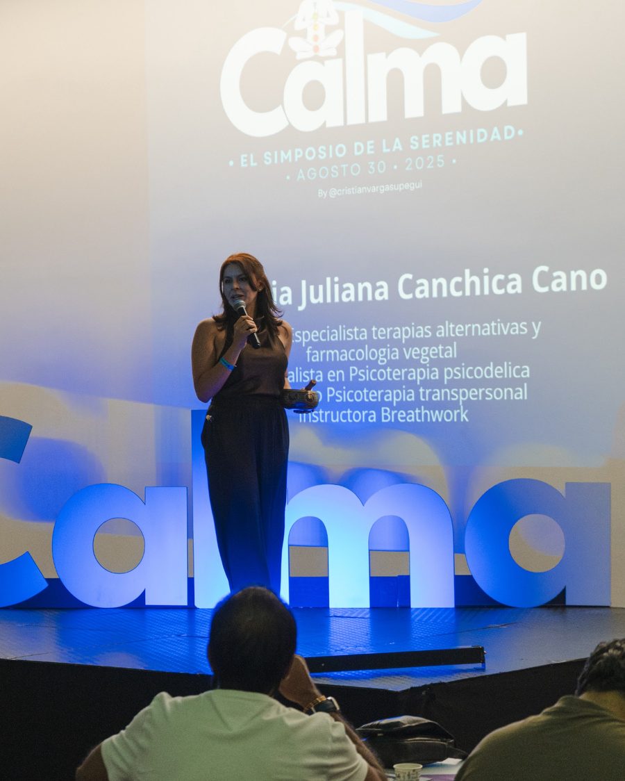 Presentación de la Dra. Juliana Canchica en Calma